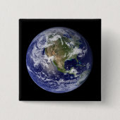 Vollständige Erde mit Nordamerika 3 Button (Vorderseite)