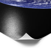 Vollständige Erde mit Nordamerika 3 Fotodruck (Ecke)