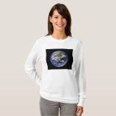 Vollständige Erde mit Nordamerika 3 T-Shirt (Vorne ganz)