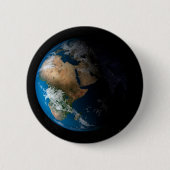 Vollständige Erde mit simulierten Wolken über Afri Button (Vorderseite)