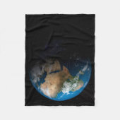 Vollständige Erde mit simulierten Wolken über Afri Fleecedecke (Vorderseite)