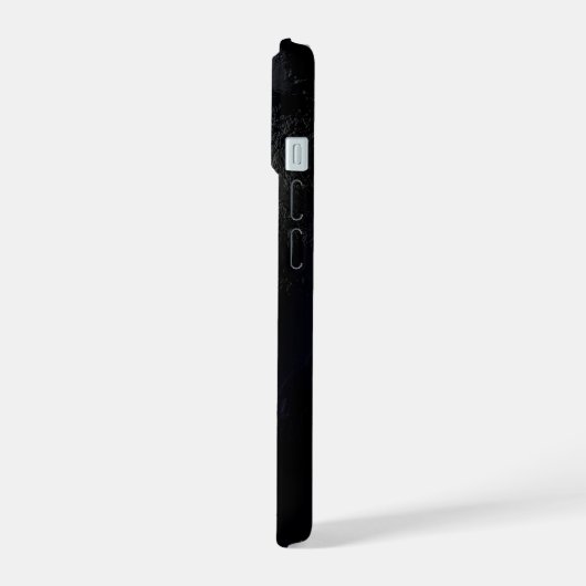 Vollständige Erde mit simulierten Wolken über der  iPhone 15 Hülle (Linke Seite)