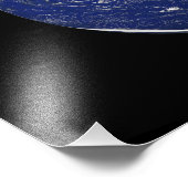 Vollständige Erde mit Südamerika 2 Fotodruck (Ecke)