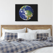 Vollständige Erde mit Südamerika 2 Leinwanddruck (Insitu (Schlafzimmer))