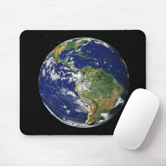 Vollständige Erde mit Südamerika 2 Mousepad (Mit Mouse)