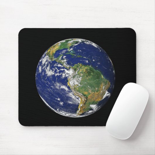 Vollständige Erde mit Südamerika Mousepad (Mit Mouse)