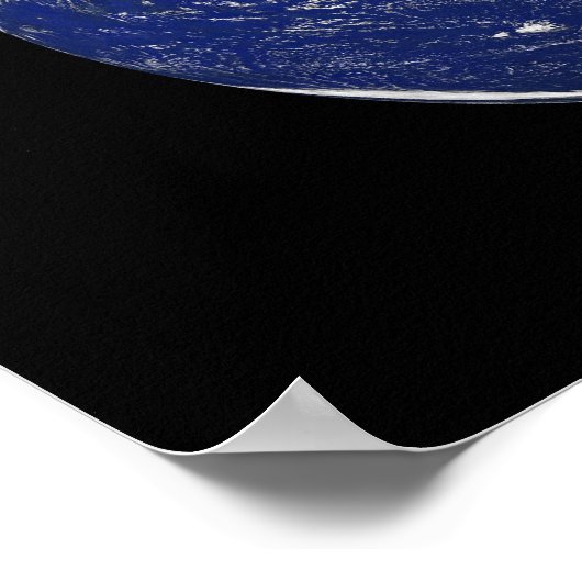 Vollständige Erde mit Südamerika Poster (Ecke)