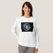 Vollständige Erde mit Südamerika T-Shirt (Vorne ganz)