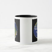 Vollständige Erde mit Südamerika Tasse (Zentrum)