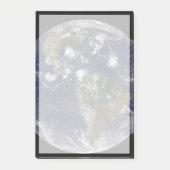 Vollständige Erde mit tropischen Stürmen im Atlant Post-it Klebezettel (Vorderseite)