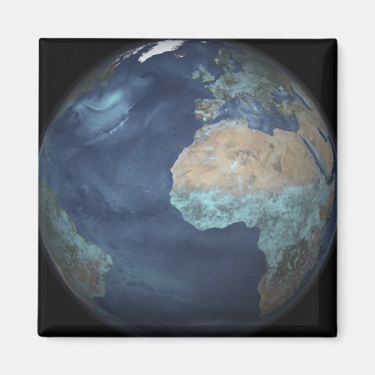 Vollständige Erde mit Verdunstung Magnet (Vorne)