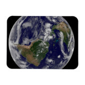 Vollständige Erde mit verschiedenen tropischen Stu Magnet (Horizontal)