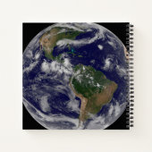 Vollständige Erde mit verschiedenen tropischen Stu Notizblock (Rückseite)