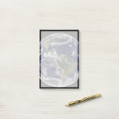 Vollständige Erde mit verschiedenen tropischen Stu Post-it Klebezettel (Auf Schreibtisch)