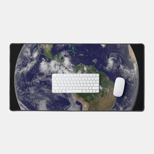 Vollständige Erde mit verschiedenen tropischen Stu Schreibtischunterlage (Tastatur & Maus)