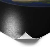 Vollständige Erdsicht auf Afrika, Europa und Mitte Fotodruck (Ecke)