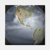 Vollständige Erdsicht mit Wasserdampf Magnet (Vorne)