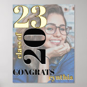 Vollständige Foto-Overlay-Glückwunsch Grad-Foliend Foliendrucke (Vorderseite)