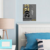 Vollständige Foto-Overlay-Glückwunsch Grad-Foliend Foliendrucke (In Situ (Schlafzimmer))