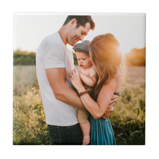 Vollständige Foto Personalisiert Fliese (Vorderseite)