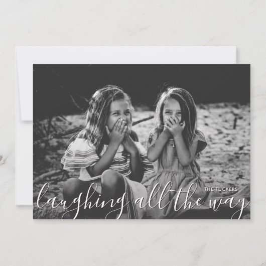 Vollständige Fotokarte laden Feiertagskarte (Vorderseite)