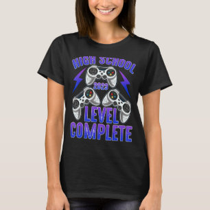Vollständige Gamer-Männer in High School - Abschlu T-Shirt