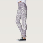 Vollständige grafische Mandala-Trendfarbe für Yoga Leggings (Links)