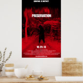 Vollständige Größe Reservierung Filmplakat Poster (Küche)