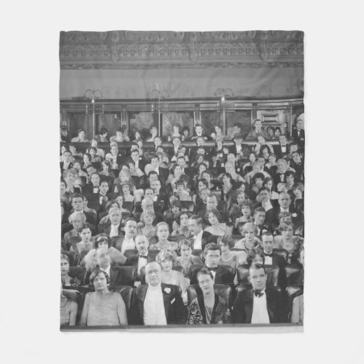 VOLLSTÄNDIGE HAUSHALTSBEREICHE, Vintag, Theater, M Fleecedecke (Vorderseite)