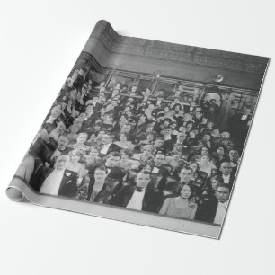VOLLSTÄNDIGE HAUSHALTSBEREICHE, Vintag, Theater, M Geschenkpapier