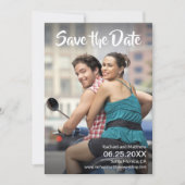 Vollständige Hochzeit des Fotos speichern Sie das  Save The Date (Vorderseite)