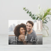 Vollständige Hochzeit des Fotos speichern Sie das  Save The Date (Stehend Vorderseite)