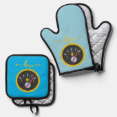 vollständige Liebe Ofenhandschuh & Topflappen-Set (Vorderseite/Rückseite)