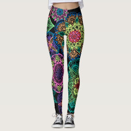 Vollständige Mandalas von Page Neon Leggings