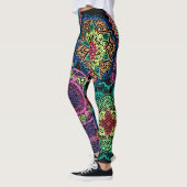 Vollständige Mandalas von Page Neon Leggings (Links)