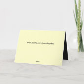 VOLLSTÄNDIGE MONDHALLOWEEN NACHT-Karte Karte (Rückseite)