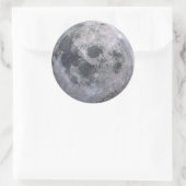 VOLLSTÄNDIGE MOON Große Aufkleber (Tasche)