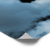 VOLLSTÄNDIGE MOONSCHLIESSUNGEN BLAU POSTER (Ecke)