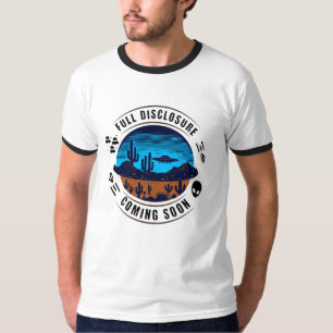 Vollständige Offenlegung kommt bald UFO in der W T-Shirt