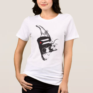 Vollständige Punk-Puerto-ricanische-Kunst-Frauen-T Tri-Blend Shirt