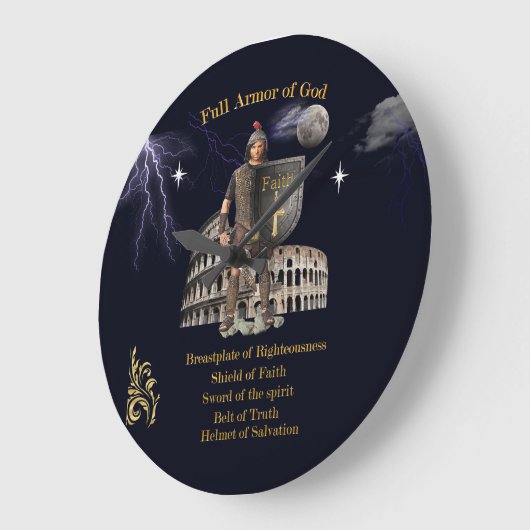 Vollständige Rüstung der GOD Große Wanduhr (Winkel)