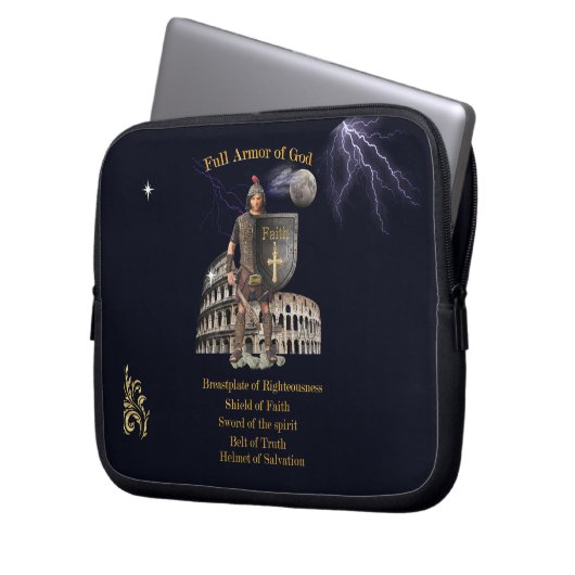 Vollständige Rüstung der GOD Laptopschutzhülle (Vorderseite Links)