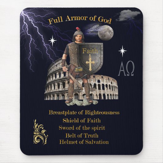 Vollständige Rüstung der GOD Mousepad (Vorne)