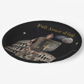 Vollständige Rüstung der GOD Pappteller (Schrägansicht)