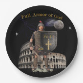 Vollständige Rüstung der GOD Pappteller (Vorderseite)