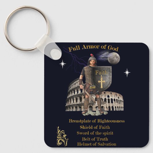 Vollständige Rüstung der GOD Schlüsselanhänger (Vorderseite)