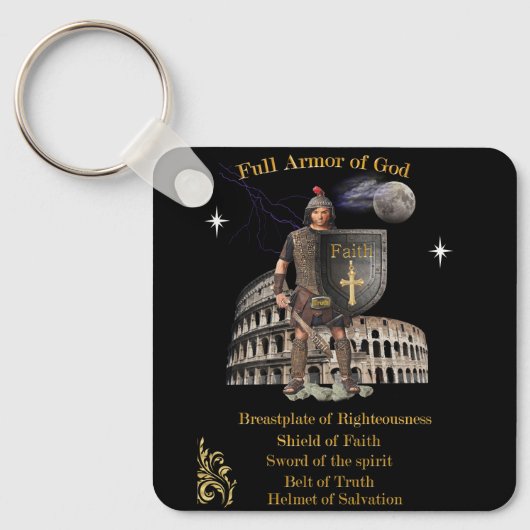 Vollständige Rüstung der GOD Schlüsselanhänger (Vorderseite)