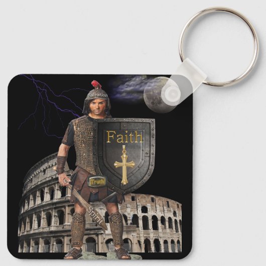 Vollständige Rüstung der GOD Schlüsselanhänger (Rückseite)