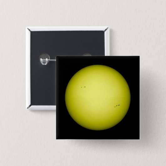 Vollständige Sicht auf die Sonne Button (Vorne & Hinten)