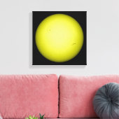 Vollständige Sicht auf die Sonne Leinwanddruck (Insitu (Wohnzimmer))